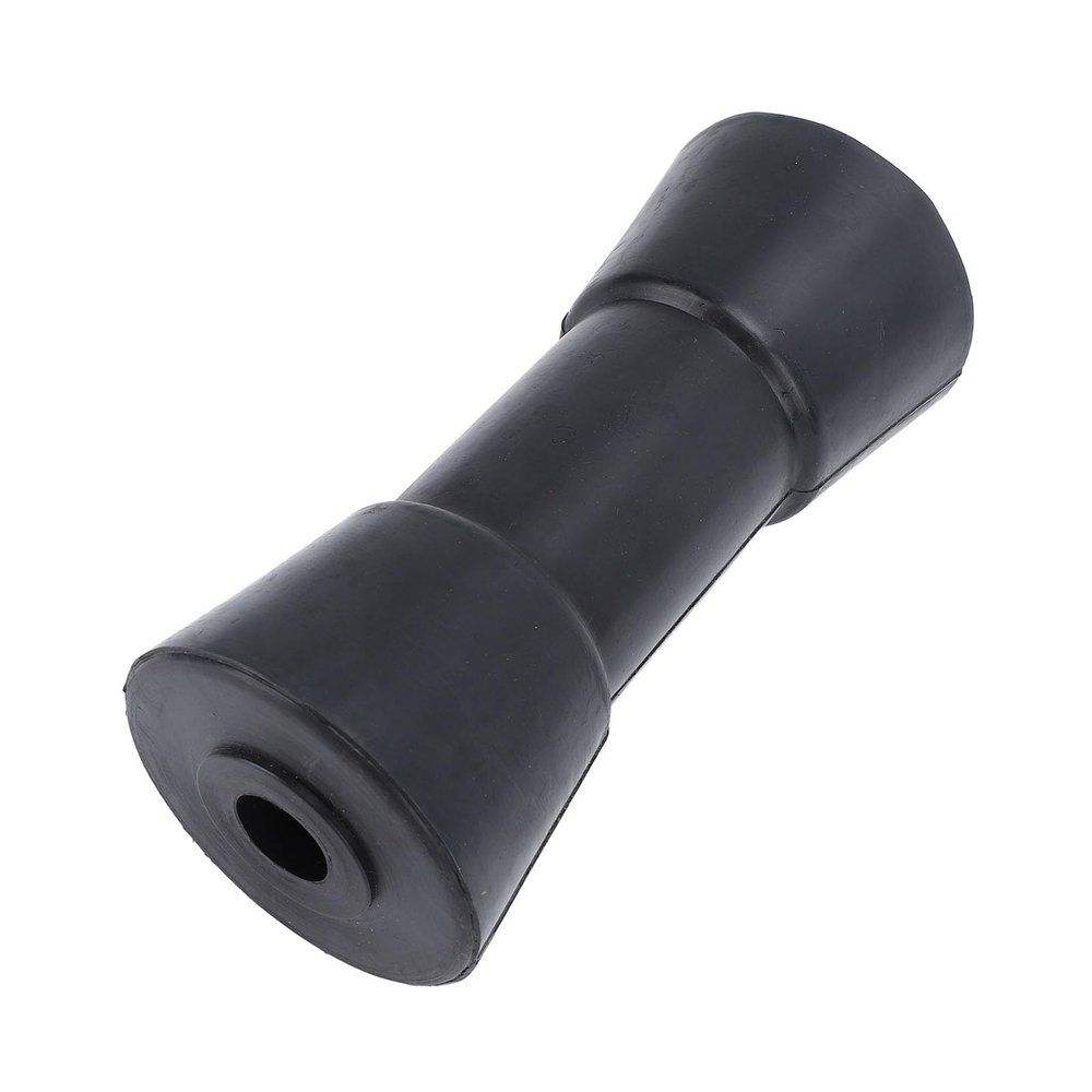 6 Inch Heavy Duty Boat Trailer Roller, PU Marine Keel Roller, Replacement Boat Trailer Parts, Black