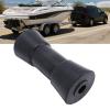6 Inch Heavy Duty Boat Trailer Roller, PU Marine Keel Roller, Replacement Boat Trailer Parts, Black view 2