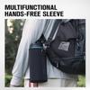 40 oz Water Bottle Insulated, Coolplus Stainless Steel Water Flask With Straw Metal Double-Walled Vacuum With Carry Sleeve Leakproof, Keep Cold 48 Hrs Hot 24hrs, Blue Black view 4