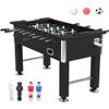 55" Foosball Table with 9 Balls, 2 Cup Holders, Adjustable Balance Foosball Table Adult Size for Adults and Children, Heavy Duty Sports Arcade Soccer Game for Home, Office, and Game Room Fun view 1