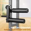 ZyKnaurral Leg Press Attachment, Foam Hook Extension and Curl Machine for Home Bodybuilding, 16/18/26mm Leg Extension and Leg Curl Machine,18mm view 4
