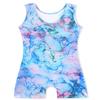 HOZIY Leotards for Girls Gymnastics Size 7-8 Years Kids Toddler Blue Green Pink Marble Print Tumbling Outfits Dance Clothe Clothing Unitard Sparkle Glitter view 2