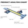 KK-GAL Sprinter Starting Block, Track and Field Starting Blocks, Adjustable 6 Angle Setting for Beginners, Multi-Function Aluminum Alloy Starting Block, for Plastic Runway, Tracks,90cm b view 4