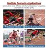 KK-GAL Extra Long Starting Block for Racing, Portable Starting Blocks for Track & Field Training, 4 Angle Adjustable Sprinter Starting Block, Multi-Function Starting Blocks for Plastic Runway view 2