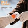 AI Hand Warmers Rechargeable 2 Pack, 6000mAh Electric Pocket Heater with 20H Heating, 3 Levels, Snap-On 2-in-1 Design, Winter Gift for Men & Women, Hiking, Hunting, Outdoor view 4