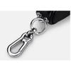STBTOO Men's Leather Key Bag with 180-degree Zipper, Chain Key Ring, and Business Butler Holder view 2