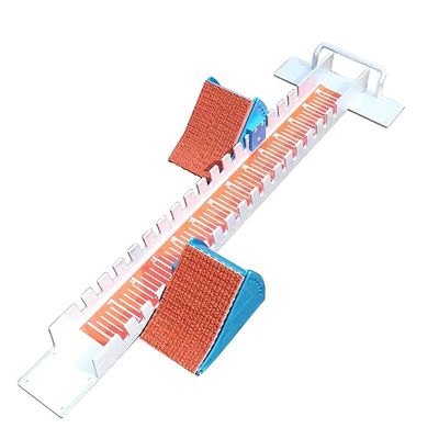 KK-GAL Starting Block Sprinter Pedals, Sports Adjustable Sprinter Starting Block for Racing, Aluminum Alloy Track & Field Starting Blocks, 6 Angle Adjustable Pedal, for Plastic Runway Cinder Track