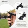 PEAKTREND Compound Bow Aid ReleaserAdjustable Can Rotate 360 Thumb Release Bow Aluminum Alloy AidsArchery Release Aids-Black view 4