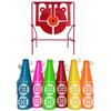 ATFLBOX 6 Pack Shatterproof Plastic Bottle Targets and 5 in 1 Auto Reset Pellet Target view 1