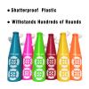 ATFLBOX 6 Pack Shatterproof Plastic Bottle Targets and 5 in 1 Auto Reset Pellet Target view 2