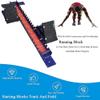 KK-GAL Track Starting Block, Lightweight Aluminum Alloy Track & Field Starting Block, 8 Angle Adjustable Sprinter Starting Blocks, Sports Starting Block for Racing, for Plastic Runway Cinder Track view 2