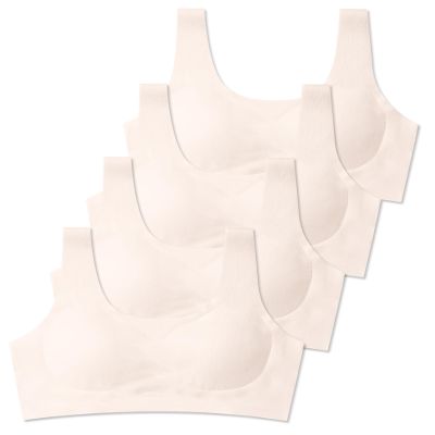 SALIA GIRL Training Bras for Girls 10-16 Sports Seamless Bra with Removable Padding Bras, Large