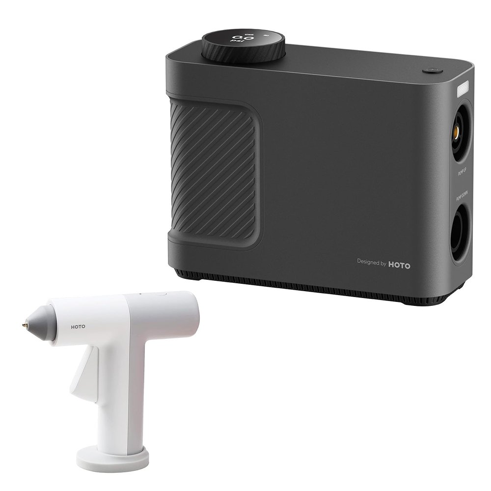 HOTO Air Pump Master Bundle with HOTO Cordless Hot Glue Gun