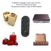 Luggage Lock, 3 Digits Zinc Alloy Lock Catch Plastic Frosted Appearance Black Suitcase Password Security Lock Luggage Password Lock for Suitcases Travel Cases Tool Boxes view 4