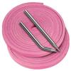 Baseball Glove Lace, Mitt Lace Repair Kit Softball 2 Leather Laces and 2 Lacing Needles for Catcher's Glove (Pink)