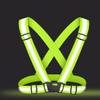 WWBDZSW Adjustable Safety Reflective Vest,Running Vest,Safety Belt,Elasticity Lightweight Reflective Straps,High Visibility for Running,Construction,Cycling,Walking,Foldable Portable-Yellow||3pcs view 2