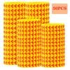 50pcs Silicone Baseball Wristbands Yellow Motivational Sport Ball Bracelets Rubber Elastic Wrist Bands Baseball Softball Fans Gift for Events Team Player Sports Theme Party Supplies view 2