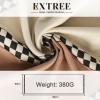 EXTREE Scarfs for Women Pashmina Silky Shawl Wrap for Evening Dressing Blanket Open Front Poncho Cape view 3