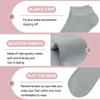 Women's Thin Low Cut Ankle Cotton Socks - 6 Pairs Lightweight Non-Slip No Show Socks, Classic Casual Running Socks (US, Numeric, 8, 11, Regular, Regular, Light grey) view 4