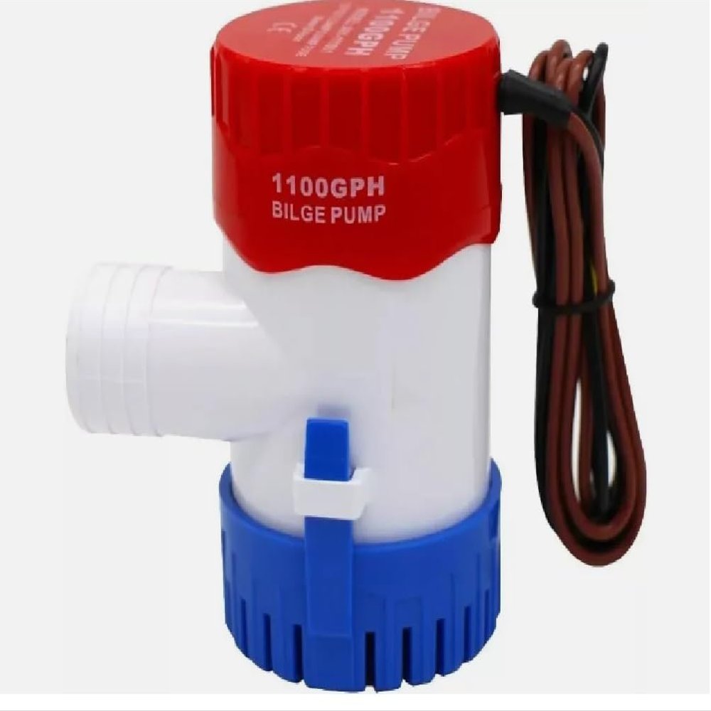 1100GPH 12V Electric Bilge Pump For Boat Marine Submersible Sump Water Transfer NEW