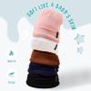 Century Star Baby Beanie Winter Baby Boy Hat Infant Toddler Beanies for Boys Girls Knit Warm Baby Girl Hats Black 0-3T view 4