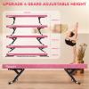 FBSPORT 8ft Adjustable Balance Beam: High and Low Floor Beam Gymnastics Equipment for Kids/Adults,Gymnastics Beam for Training,Practice, Physical Therapy and Professional Home Training with Legs view 2