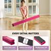Pangu 4-Inch Wide Folding Gymnastics Balance Beam for Kids  Lightweight Wooden Core with Suede Cover, Recessed Hinges, Ideal for Indoor & Outdoor Home Training view 4