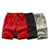 Maiyifu-GJ Mens Summer Casual Athletic Shorts Lightweight Running Workout Gym Shorts Elastic Waist Joggers Short Pants (Red+Black+Apricot,X-Large) view 1