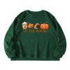 Pifnxtamy Sweatshirt for Women Tis The Season Football Sweater Long Sleeve Shirt Autumn Pumpkin Halloween Pullover Dark Green view 2