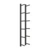 3/4/5/6/7/8 Layer Yoga Mat Shelf,Yoga Mat Holder,Exercise Mats Holder Wall Mount, Yoga Mat Wall Mount,Yoga Mat Storage Rack,for School,Gym,Yoga Mat,Basketball,Black-165cm/65in view 2