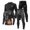 MEETYOO Thermal Underwear for Men,Men's Base Layer,2 Sets Long Johns Lined with Hunting Gear view 1