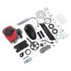 CRYBY 53CC 4-Stroke Engine, Gasoline Bicycle Engine Kit Gas Petrol Bike Engine Conversion Kit, Single Cylinder Gasoline Engine Bike Motor Kit Motorized Bicycle Kit for Adult Bikes, 6800Rpm