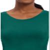 Healing Hands Women's Underscrub Soft Knit Melissa Longsleeve Scrub Tee with Breathable & Easy Care Fabric Plus Size 5047, 2XL, Hunter view 2