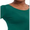Healing Hands Women's Underscrub Soft Knit Melissa Longsleeve Scrub Tee with Breathable & Easy Care Fabric Plus Size 5047, 2XL, Hunter view 4