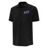 Antigua Men's Black Buffalo Bills Activate Woven Button-Up Shirt view 1