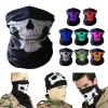 HELLORSO Neck Skull Mask for Men Headwear Half Face Mask for Motorcycle, Cold Weather Neck Warmer, Face Cover (Purple) view 2