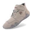 Mens Casual Leather Shoes Ankle Chukka Boots Slip On Mid top Walking Driving Loafer Lace-up Oxford Shoes (Grey,7) view 1