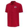 Antigua Men's Red Kansas City Chiefs Activate Woven Button-Up Shirt view 1