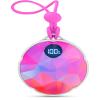 FrSara Rechargeable Hand Warmer, Electric Hand Warmer Hangable w/ 4000mAh Last 10 Hours, 3-Level Heat, Strip, Light, Display, Stocking Stuffers Gift for Camping Skiing Raynauds & Christmas, Pink view 1