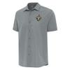 Antigua Men's Gray New Orleans Saints Activate Woven Button-Up Shirt view 1