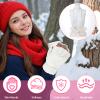 Tyqour 1 Paris Cat Paw Gloves Fingerless Furry Paws Cute Furry Costume White Gloves Kawaii Cat Glove for Women Girls Accessories for Cosplay Glove Novelty Clothing Hand Paw Gear view 3