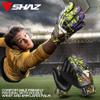 Shaz Soccer Goalkeeper Gloves for Kids Boys Children Youth,Funky Football Goalie Gloves Anti Slip 4mm Latex Palm with Strong Grip & Double Wrist Protection (Purple, Size 7 suitable for size S-M adult) view 4