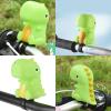 WOEIFGV Cartoon Animal Children's Bicycle Bell Horn, Silicone, Green, Small, Handlebar Mount, Suitable for Kids view 2