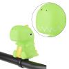 WOEIFGV Cartoon Animal Children's Bicycle Bell Horn, Silicone, Green, Small, Handlebar Mount, Suitable for Kids view 3