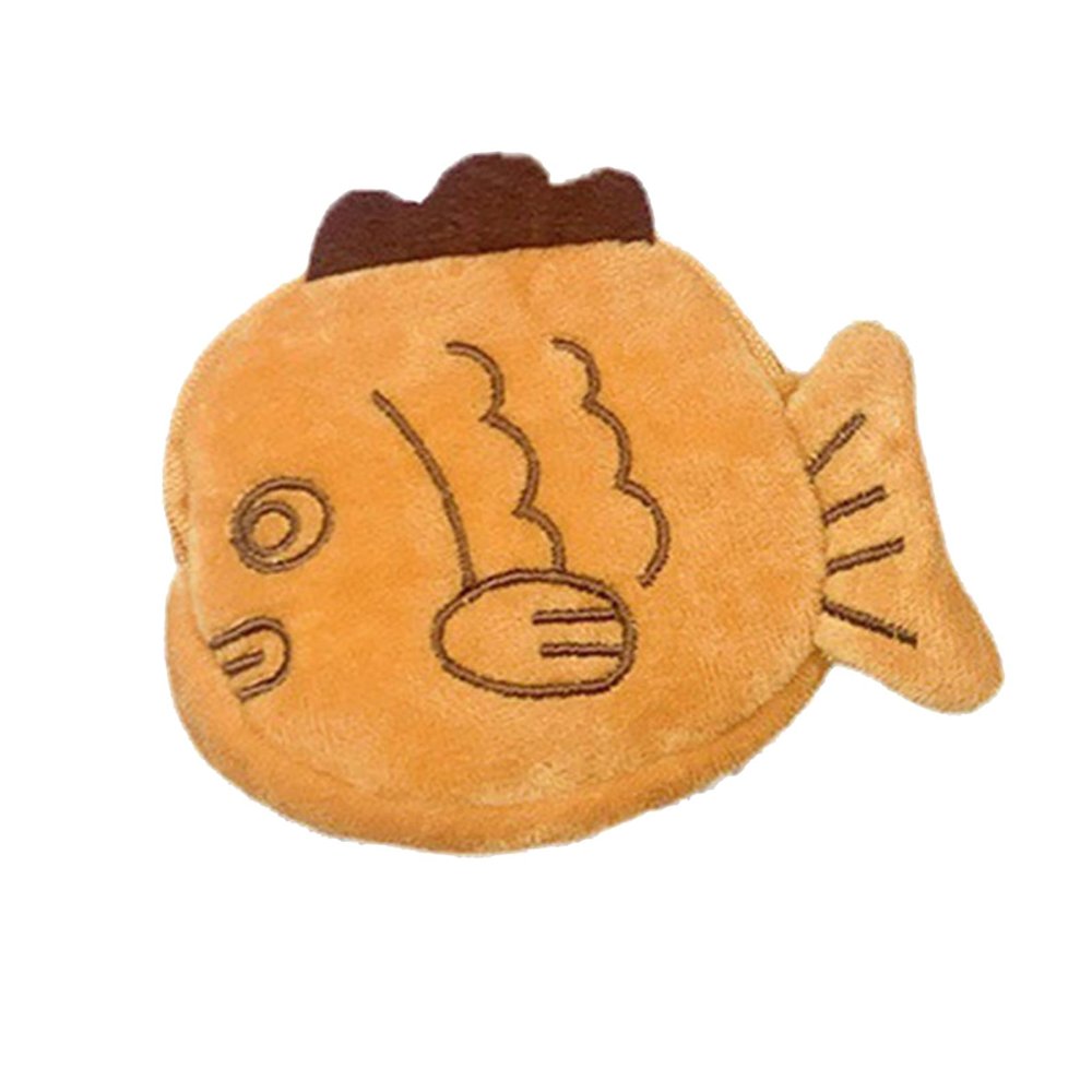 1 Piece Earphones Storage Bag with Wallet Cute Taiyaki Portable Small Plush Wallet Data Cable for Outdoor Use Fish Bag