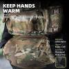 Hand Warmer Pouch Hand Muff for Winter Outdoor Rest. With Buckle Strap as Waist Bag EDC Fanny Pack. With Hook Loop for Plate Carrier Vest Chest Rig as Tactical Dangler Drop Pouch Handwarmer Muff (CB) view 2
