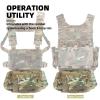 Hand Warmer Pouch Hand Muff for Winter Outdoor Rest. With Buckle Strap as Waist Bag EDC Fanny Pack. With Hook Loop for Plate Carrier Vest Chest Rig as Tactical Dangler Drop Pouch Handwarmer Muff (CB) view 4