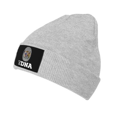 MULIHU Coat of Arms of New Zealand It's in My DNA Beanie Hat for Men Women Winter Warm Knit Hats Ski Hat Skull Cap Gray