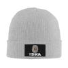 MULIHU Coat of Arms of New Zealand It's in My DNA Beanie Hat for Men Women Winter Warm Knit Hats Ski Hat Skull Cap Gray view 2