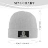 MULIHU Coat of Arms of New Zealand It's in My DNA Beanie Hat for Men Women Winter Warm Knit Hats Ski Hat Skull Cap Gray view 3